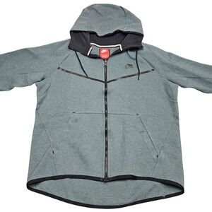 Nike Tech mint Green Hooded Sweatshirt